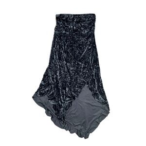 Urban Outfitters Velvet Strapless Midi Dress XL